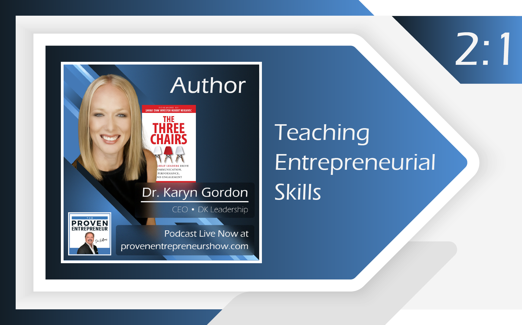 S2E1 | Dr. Karyn Gordon shares on Leadership & Business