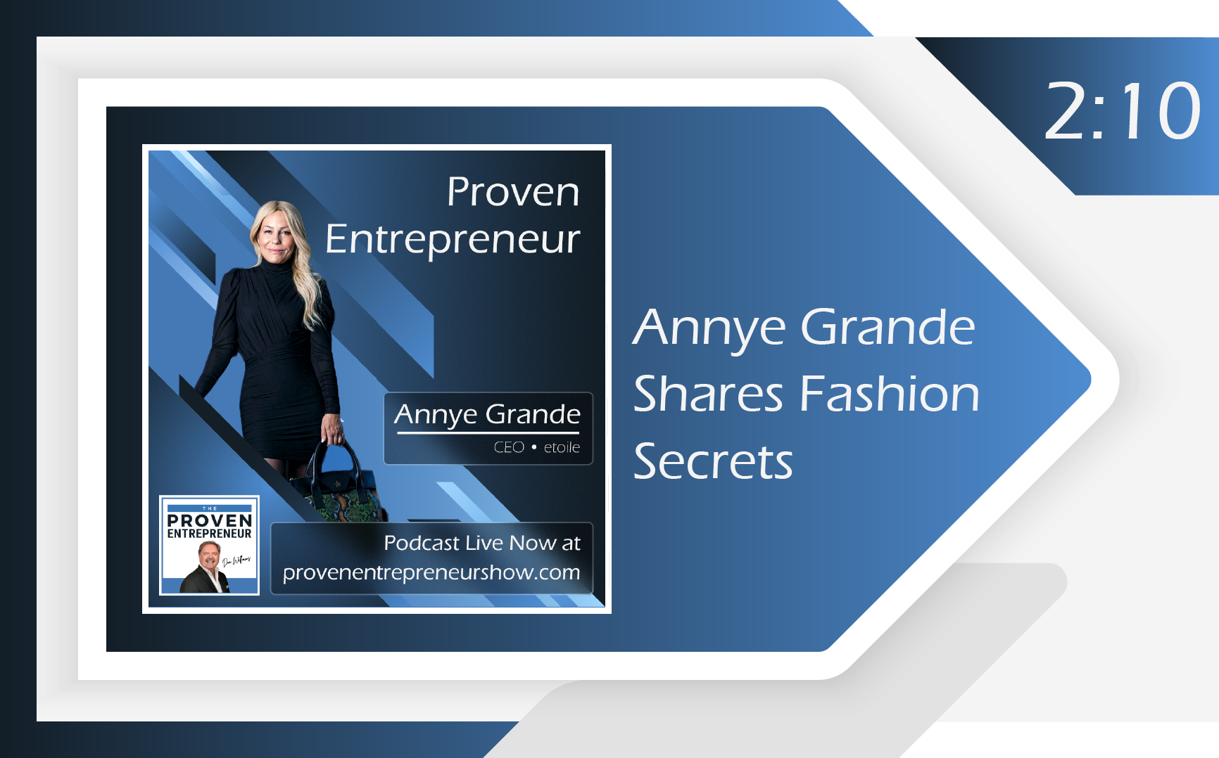 S2:E10 | Annye Grande Founder of Etoile Luxury Handbags - The Proven ...